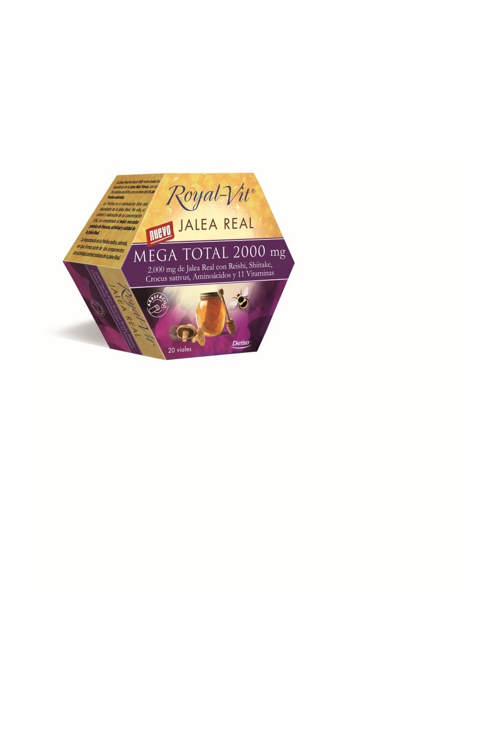 Dietisa Royal Vit Mega Total 2000 Mg 20 Viales