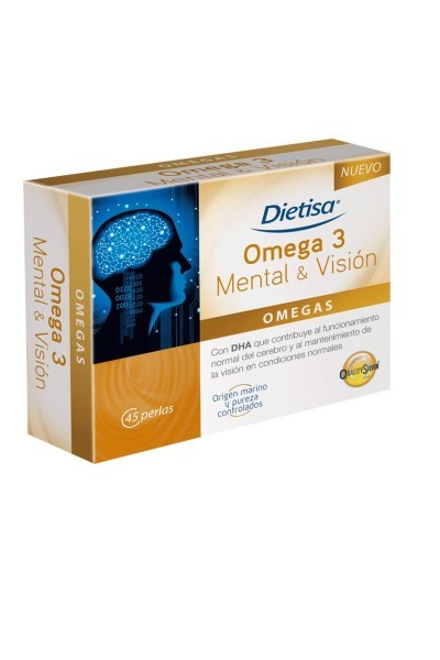 Dietisa Omega 3 Mental y Vision 45 Perlas