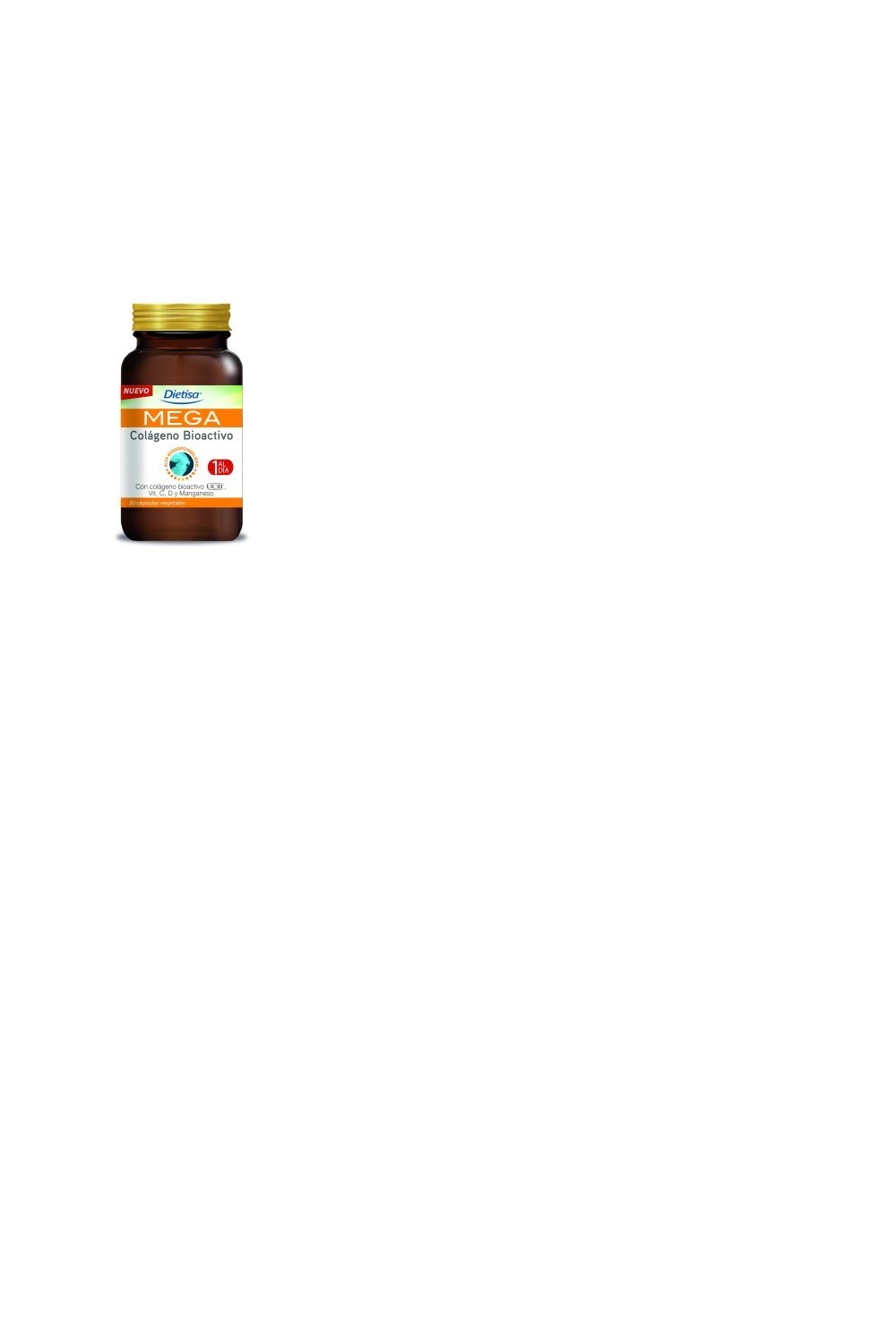 Dietisa Mega Colageno Bioactivo Uc-Ii 30 Vcaps