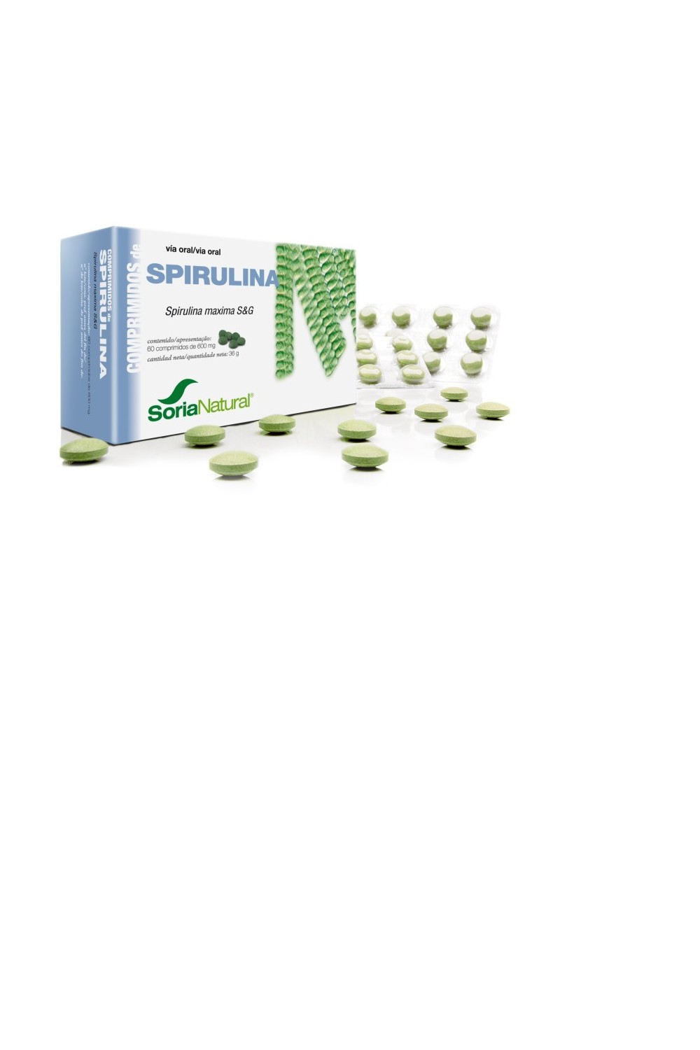 Soria Espirulina 60 Comp