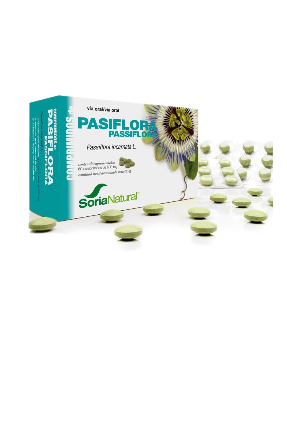 Soria Pasiflora 600 Mg 60 Comp