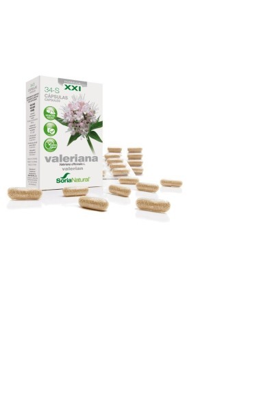 Soria 34-S Valeriana 600 Mg 30 Caps Liberacion Prolongad