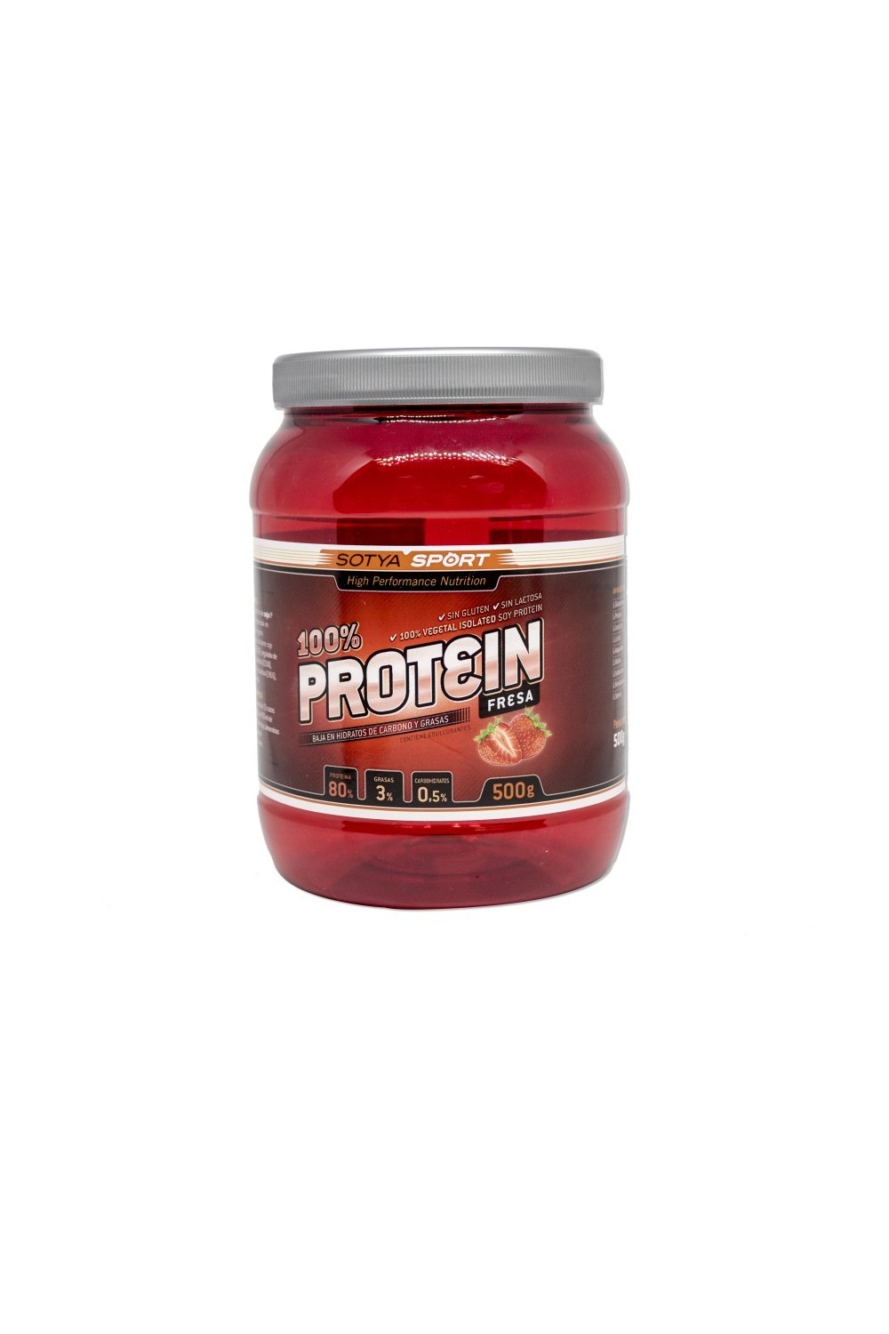 Sotya Proteina Soja 100 Fresa 500g