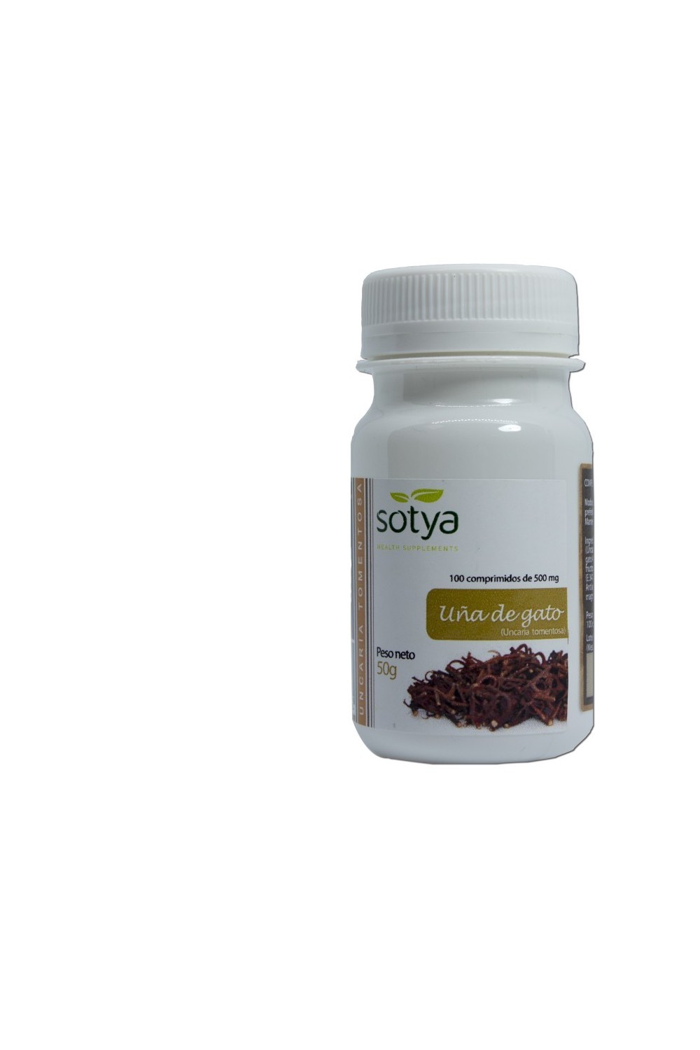 Sotya Uña De Gato 500 Mg 100 Comp