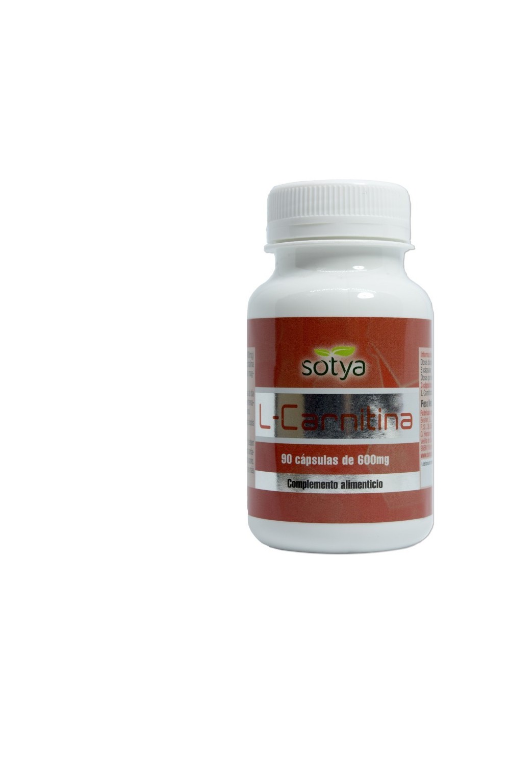 Sotya L Carnitina 600 Mg 90 Caps