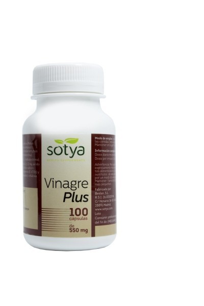 Sotya Vinagre Plus 550 Mg 100 Caps