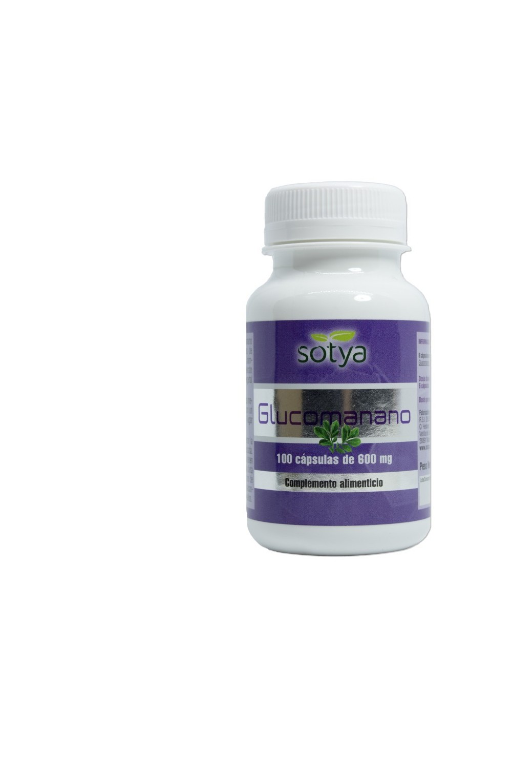 Sotya Glucomanano 600 Mg 100 Vcaps