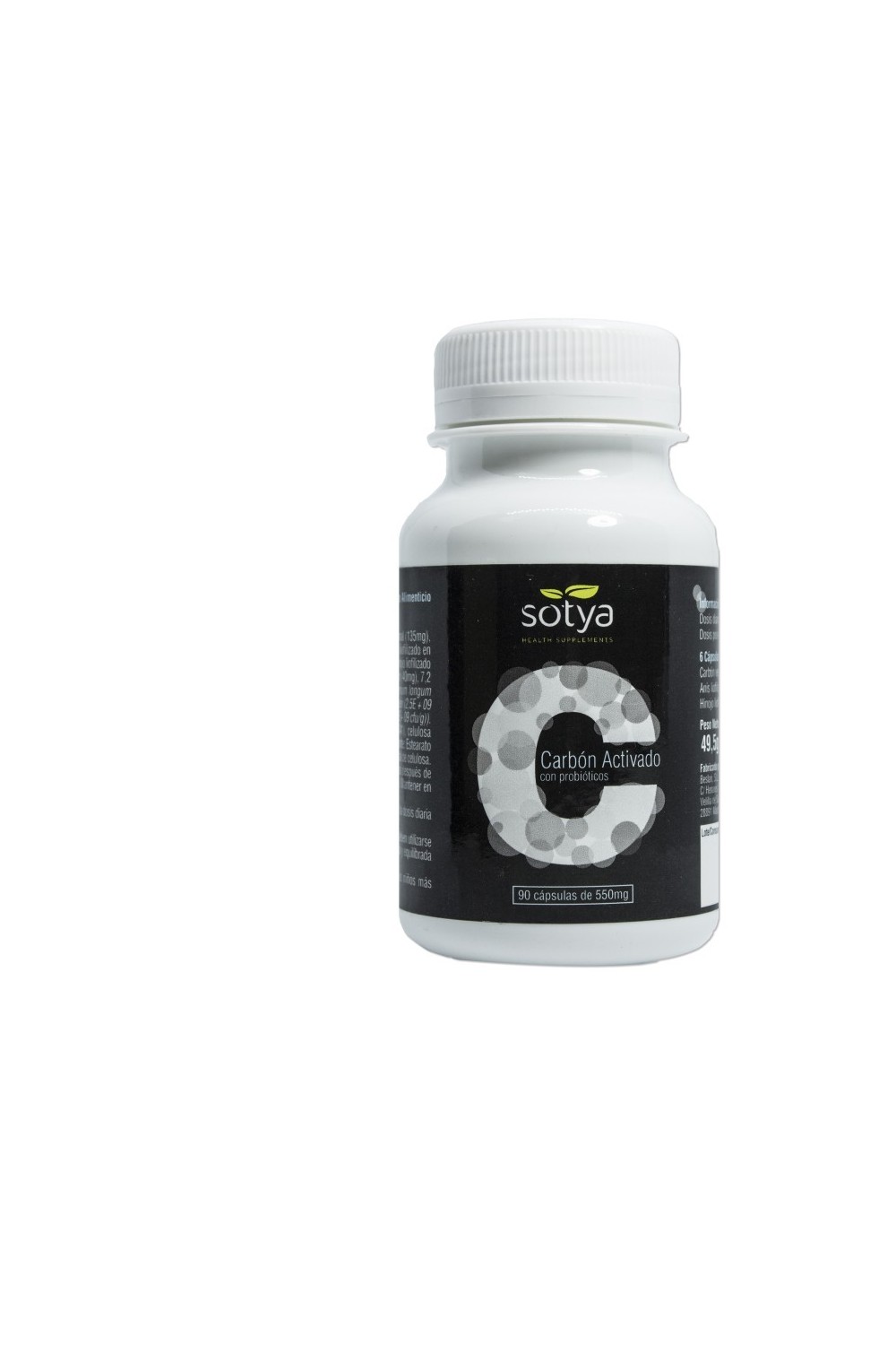 Sotya Carbon Activado Con Probiotico 90 Caps