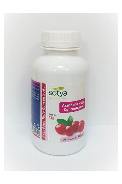 Sotya Arandano Rojo 90 Cap De 650 Mg