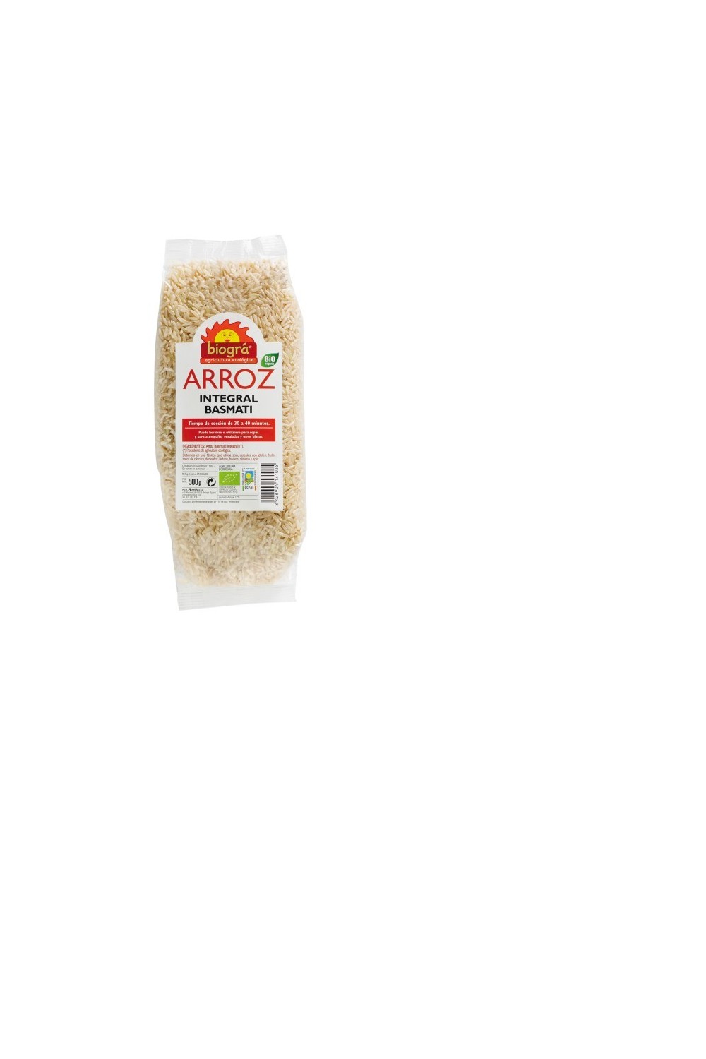 BIOGRÁ - Biográ Arroz Basmati Integral 500g