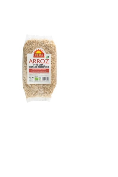 BIOGRÁ - Biográ Arroz Integral Redondo 1kg Biogra Bio