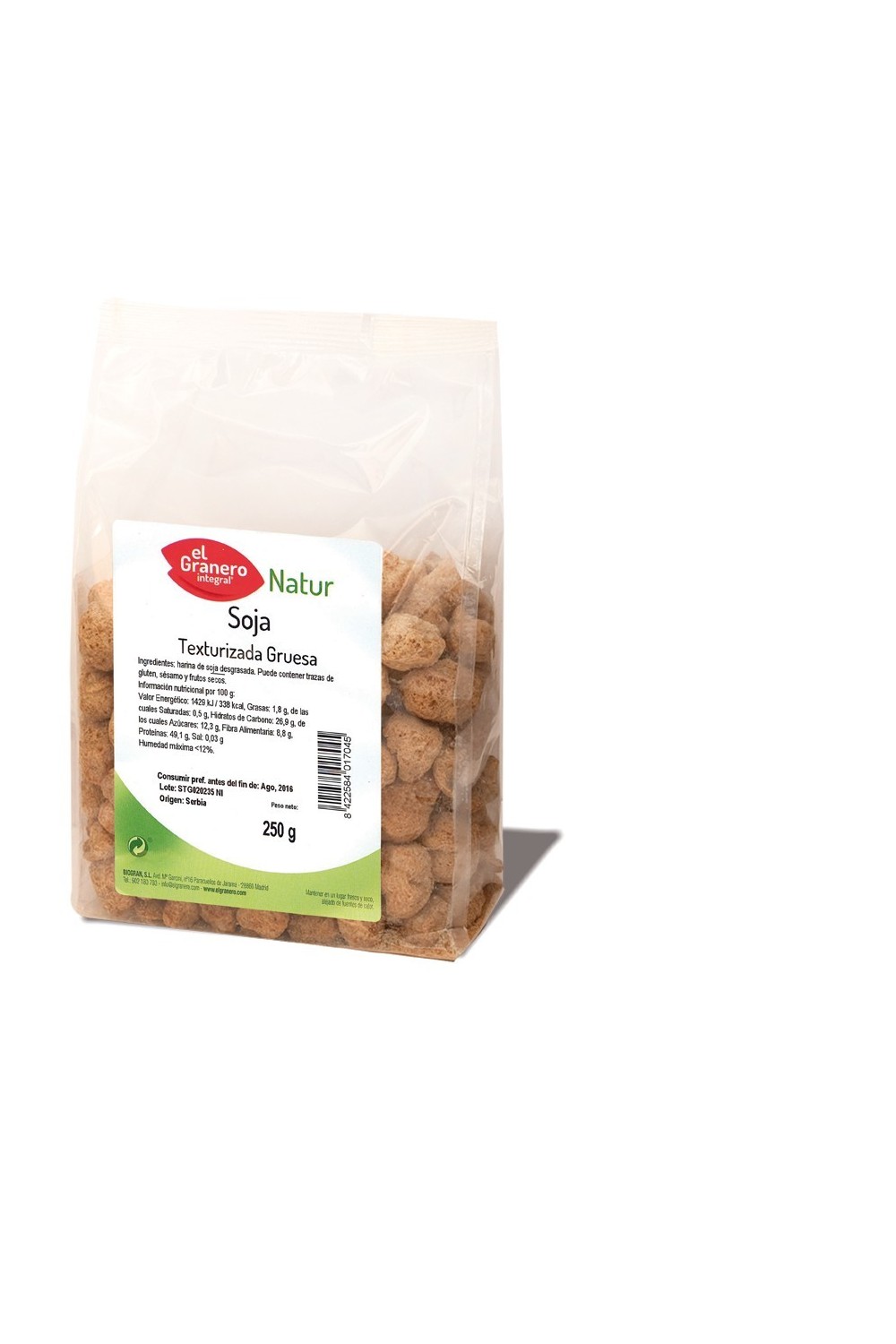 Granero Soja Texturizada Gruesa 250g