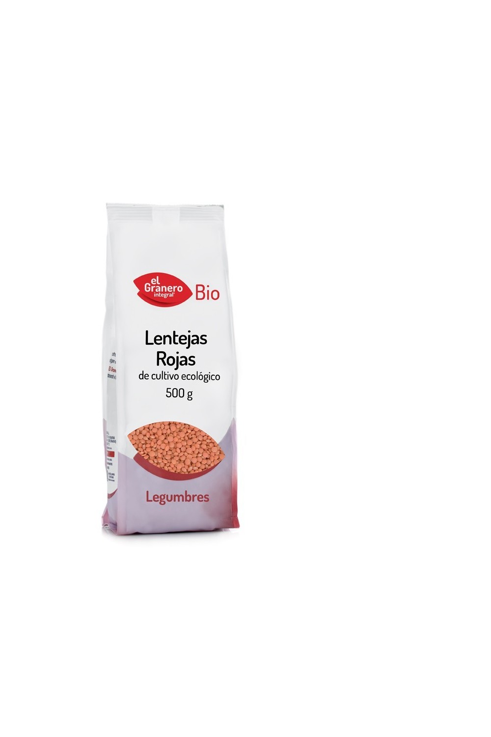 Granero Lentejas Rojas Bio 500g