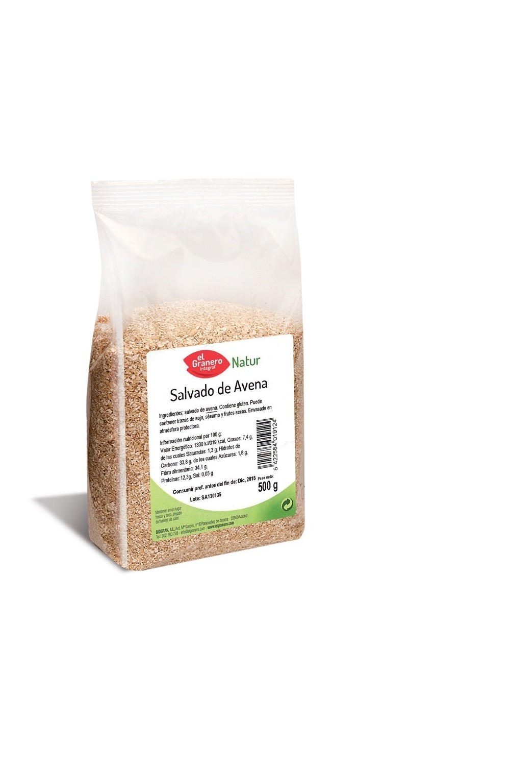 Granero Salvado Avena 500g