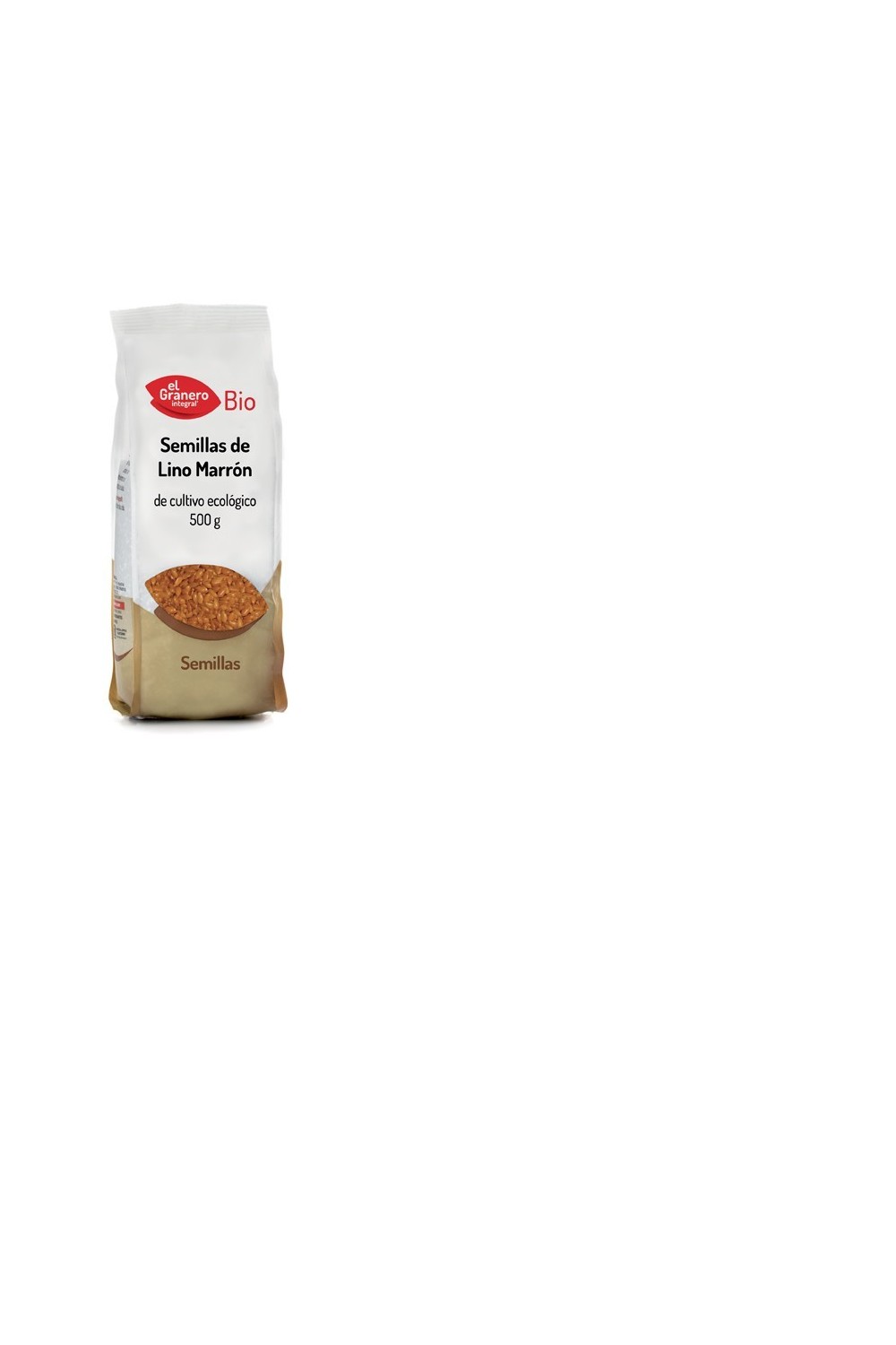 Granero Semillas De Lino Marrón Bio 500g Tostadas