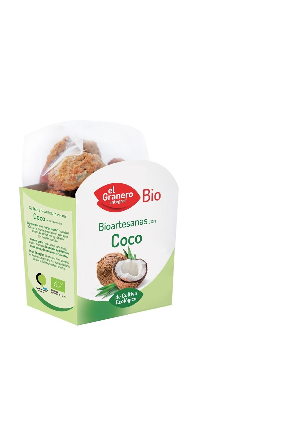 Granero Galletas Artesanas Con Coco Bio 220g