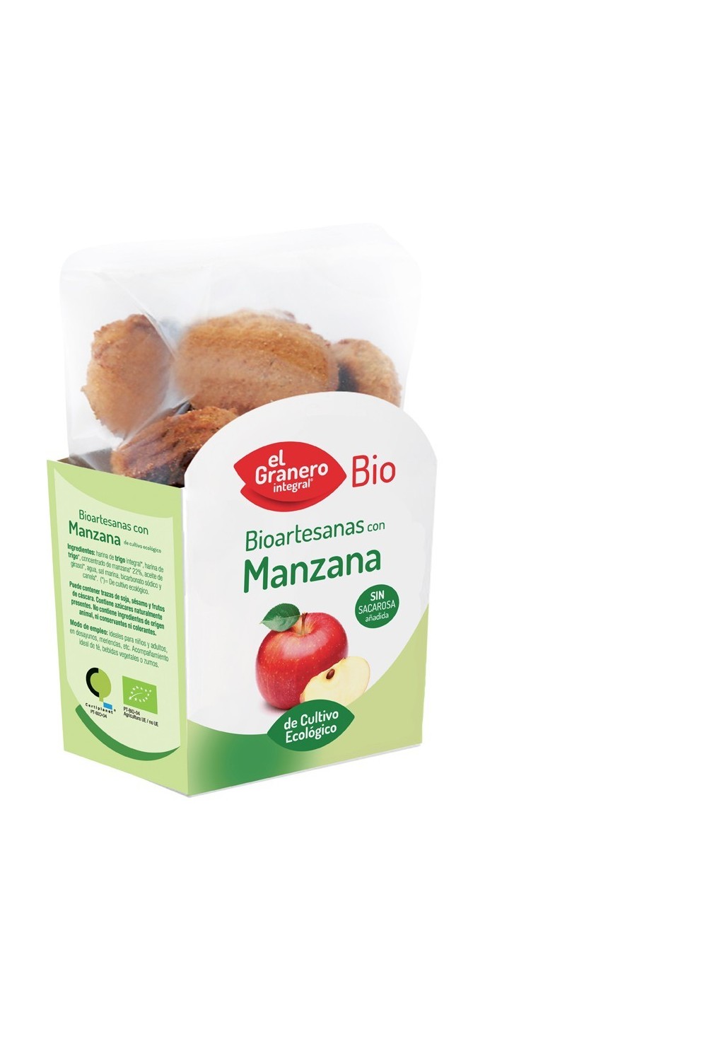 Granero Galletas Artesanas Con Manzana Bio 250g