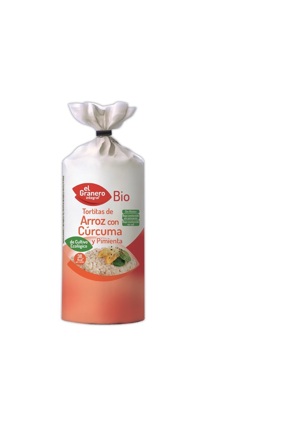 Granero Tortitas De Arroz Con Curcuma y Pimienta Bio 115g