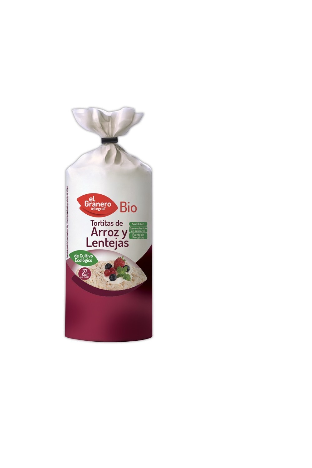 Granero Tortitas De Arroz y Lentejas Bio 115g