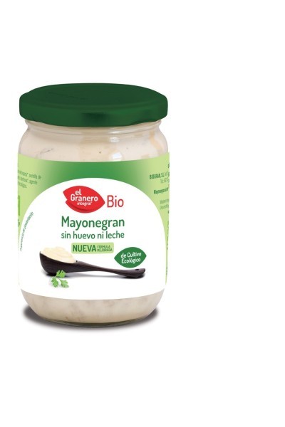 Granero Mayonegran Mayonesa Sin Huevo Bio 247 Gramos