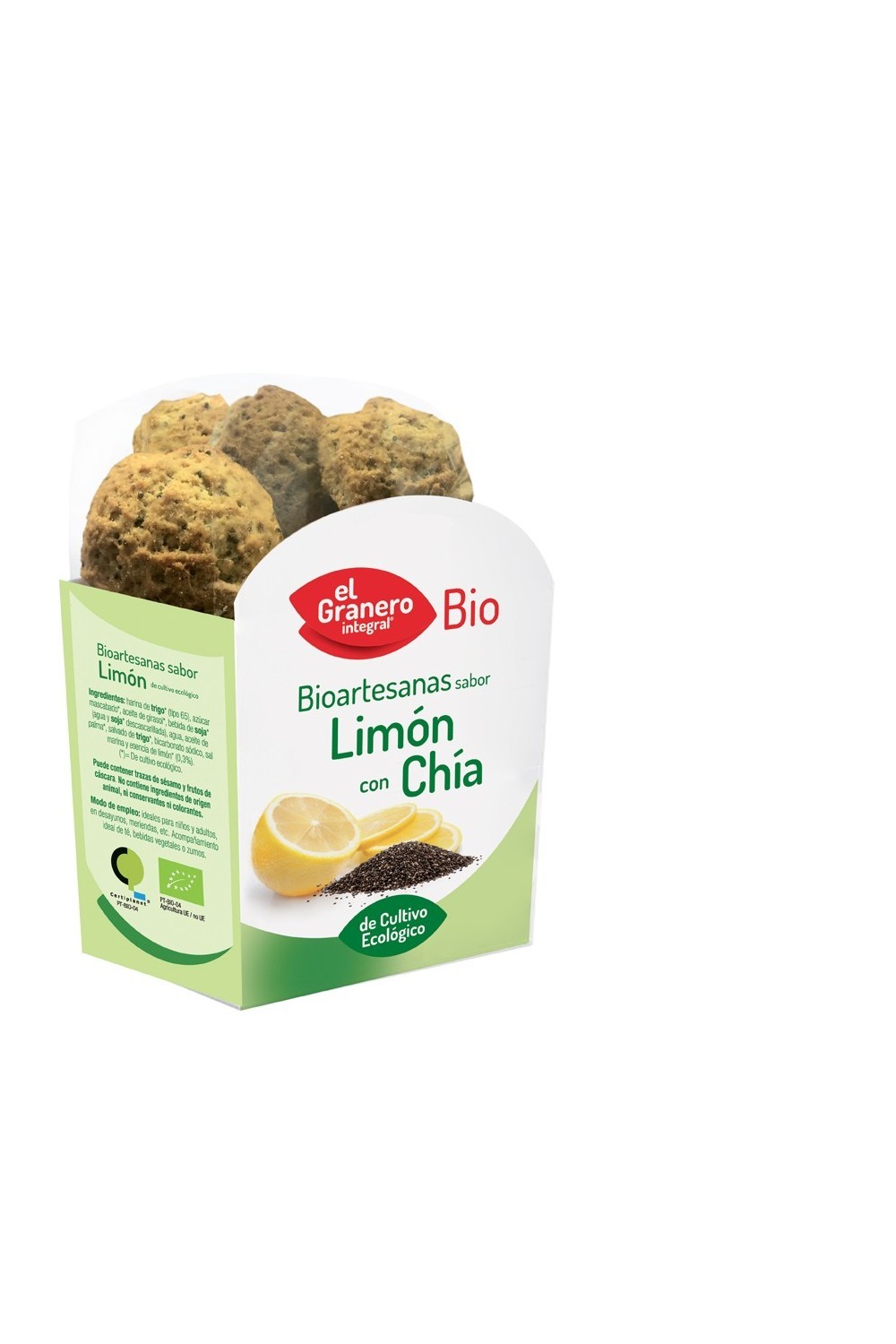 Granero Galletas Artesanas Sabor Limon Con Chia 250g