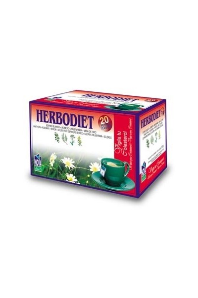 Novadiet Herbodiet Vigila Colestero 20 Filtros