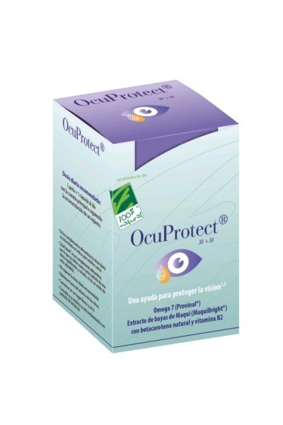 100%natura 100 Natura 100 Natura 100 Natura Ocuprotect 30 Perlas 30 Capsulas Vegetales