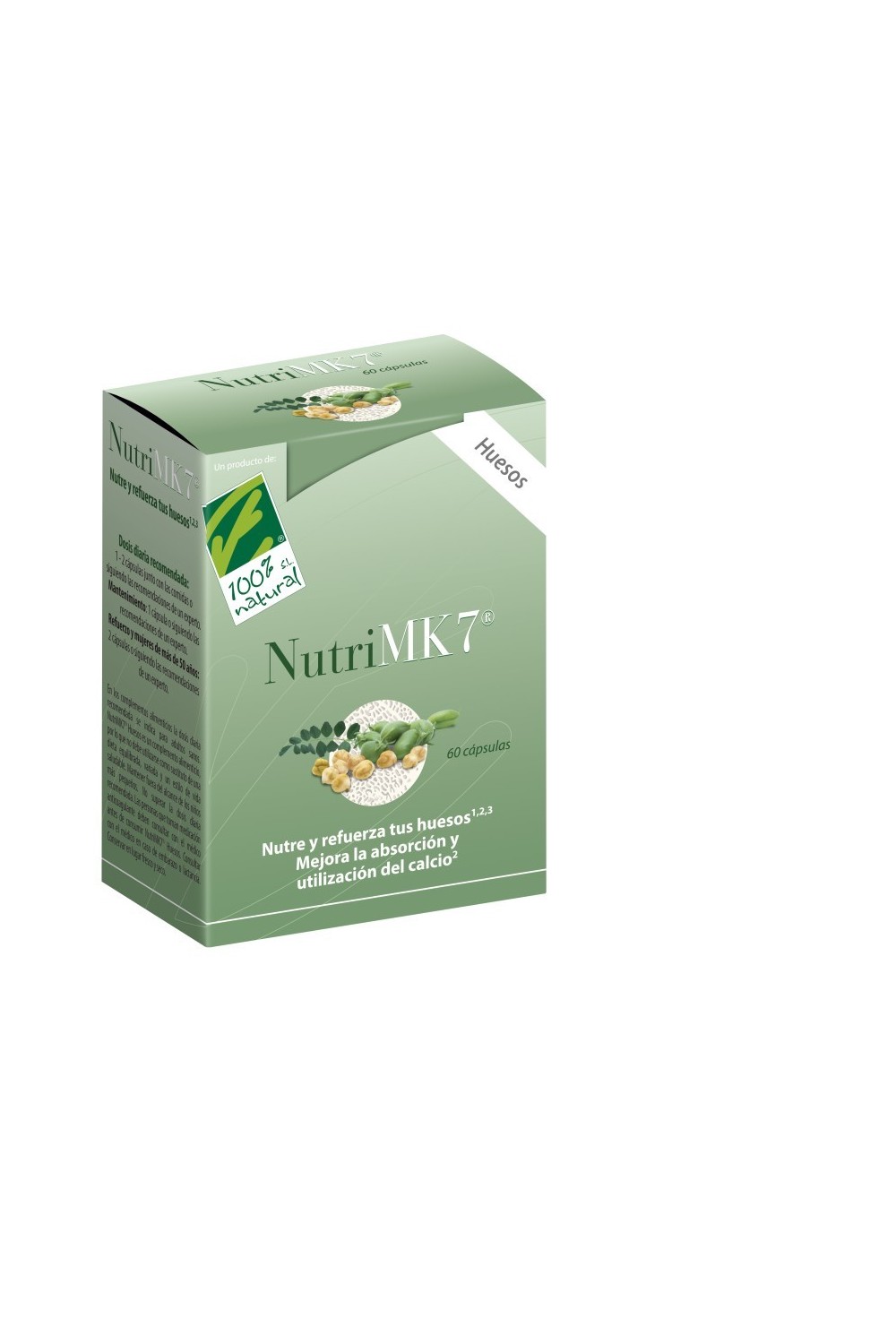 100%natura Nutrimk7 Huesos 60 Capsulas