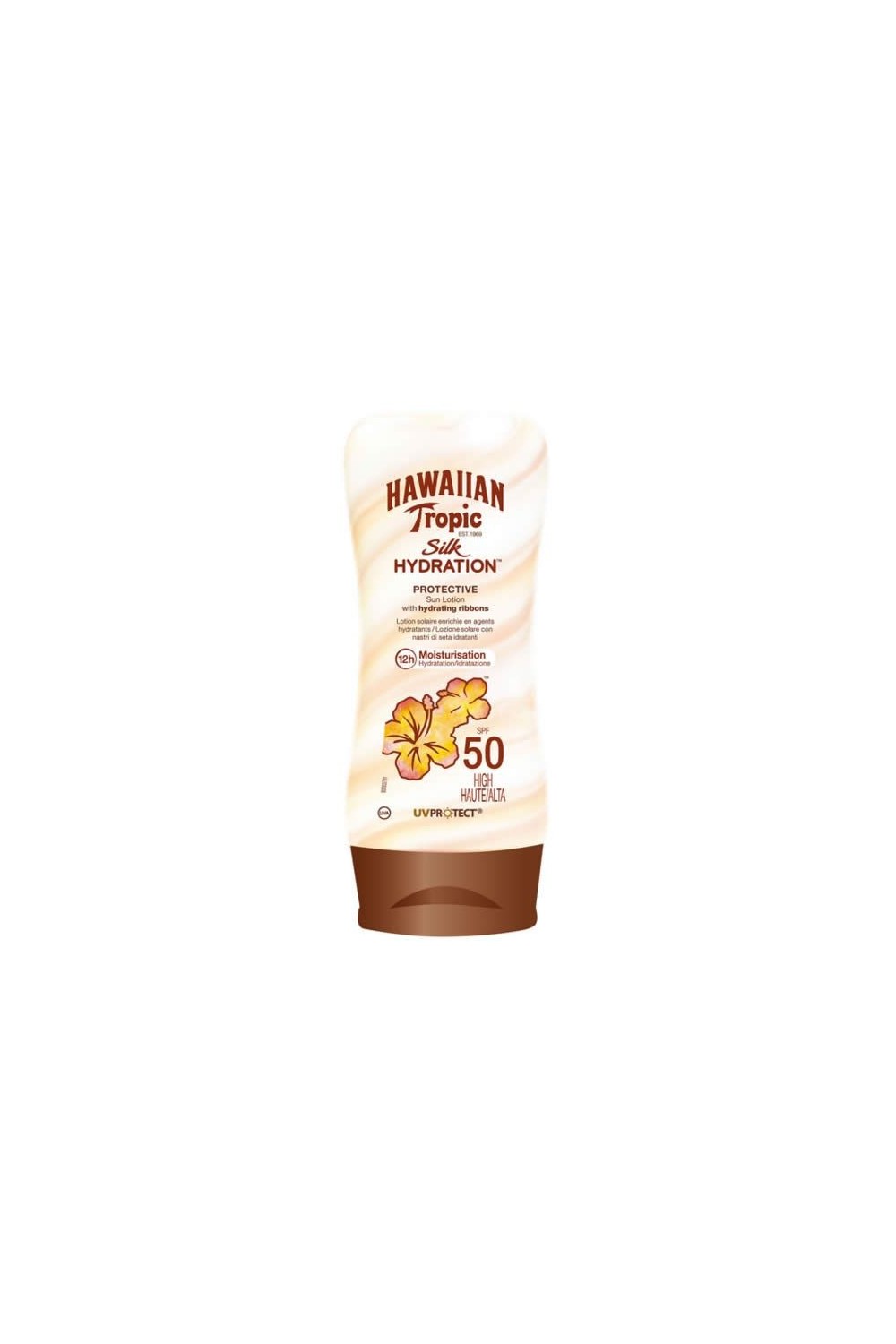 Hawaiian Tropic Silk Hydration Protective Sun Lotion Spf50 Very High 180ml