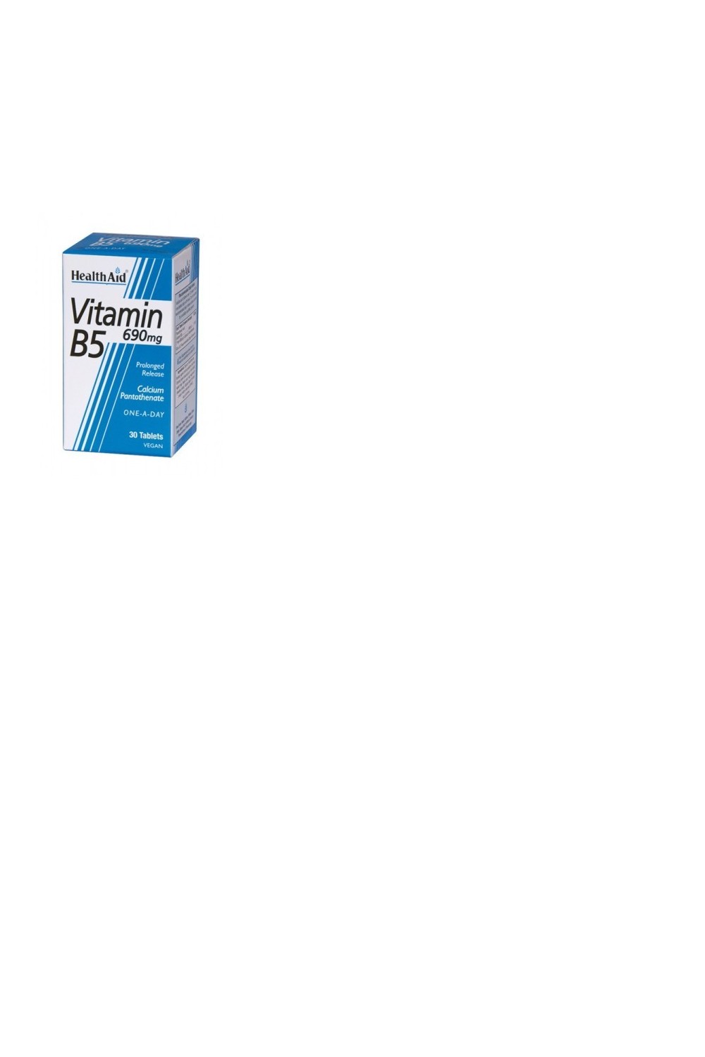 Health Aid Vitamina B5 690 Mg 30 Comp