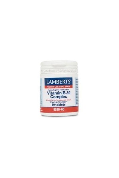 Lamberts Vit B 50 Complex 60 Tabs