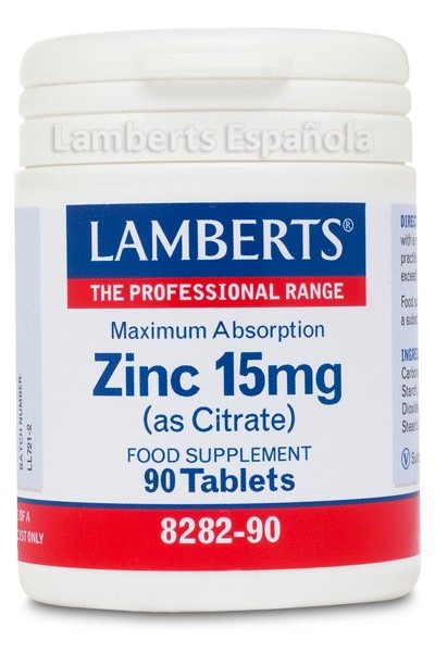 Lamberts Zinc 15 Mg 90 Tabs