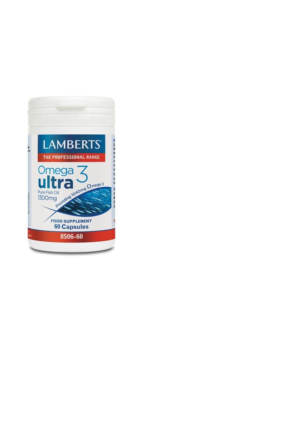 Lamberts Omega 3 Ultra Aceite De Pescado Puro 1300mg 60