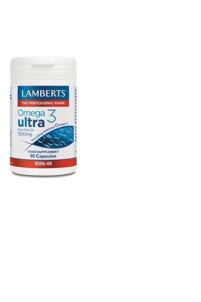 Lamberts Omega 3 Ultra Aceite De Pescado Puro 1300mg 60