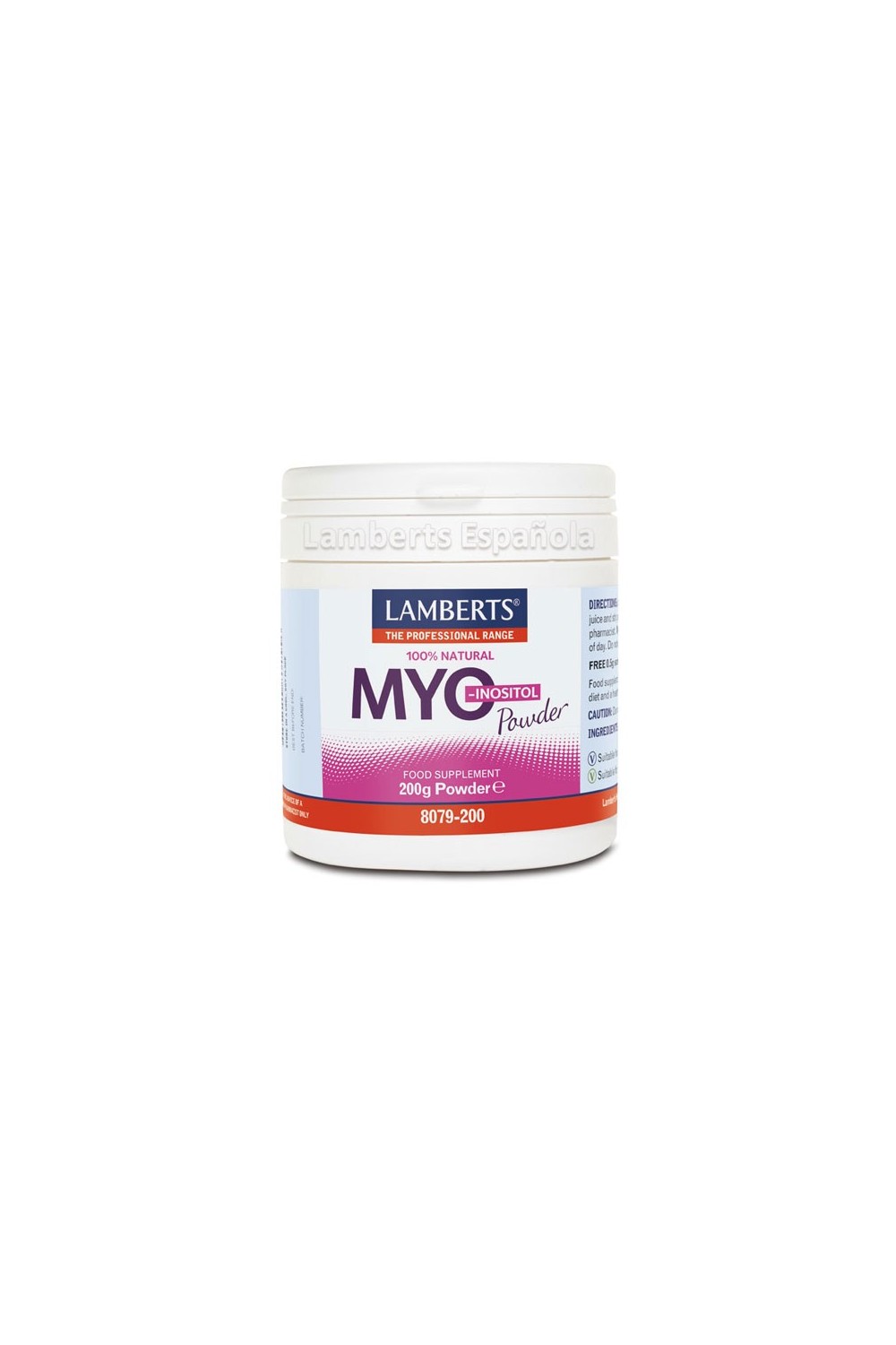 Lamberts Myoinositol Polvo 100 Natural 200g