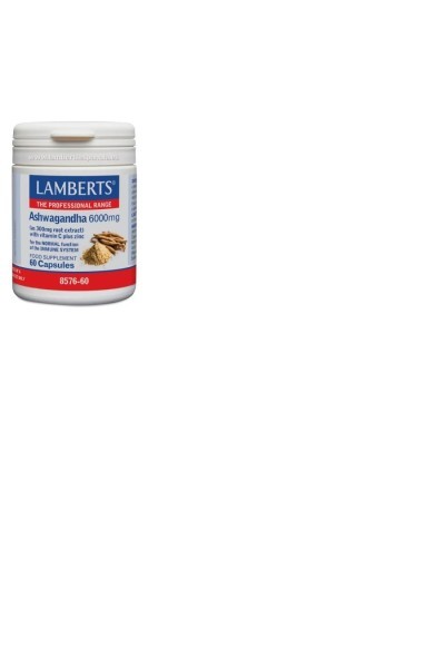 Lamberts Ashwagandha 6000 Mg 60 Cap