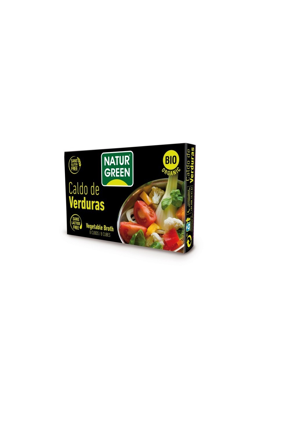 Naturgreen Cubito Caldo Verdura Cajita 8 X 10,5g