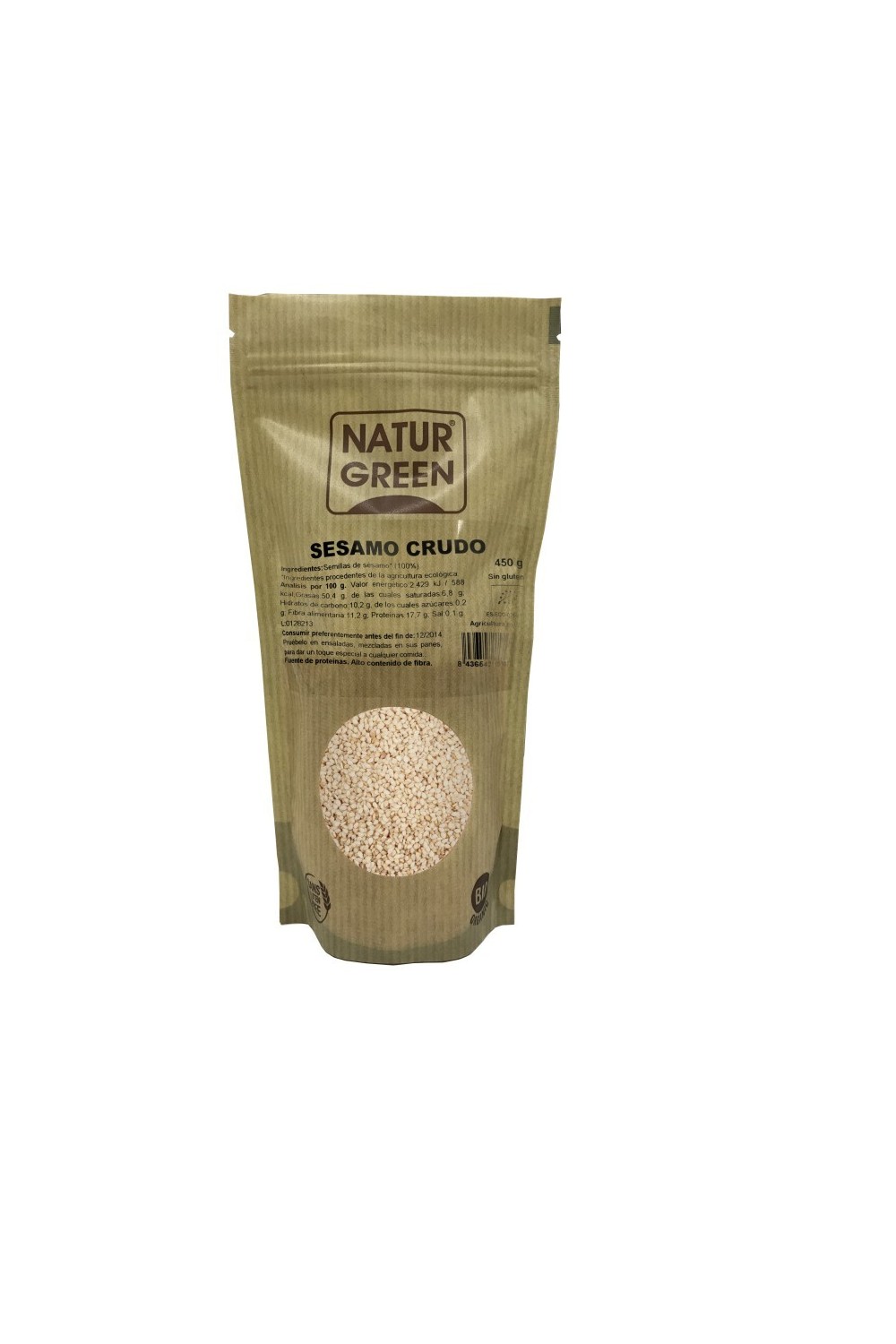 Naturgreen Sesamo Crudo Bio 450g