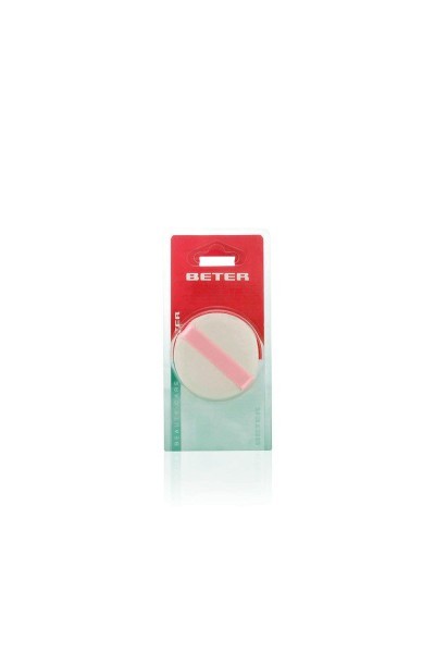 Beter Double Cosmetic Powder Puff In Cotton