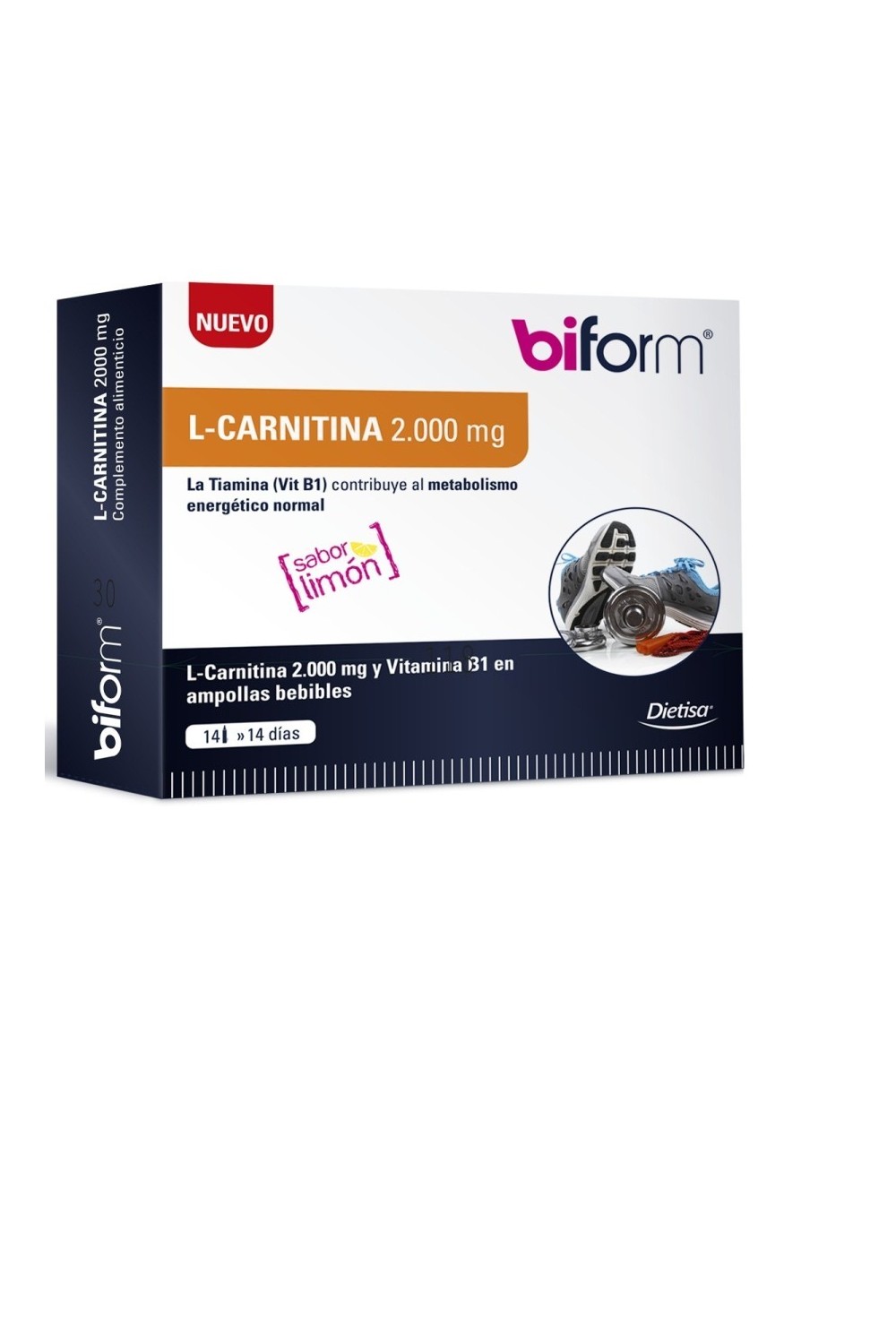 Biform L Carnitina 2000 Mg 14 Viales X 10ml