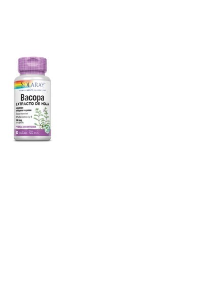 Solaray Bacopa 100 Mg 60 Vcaps