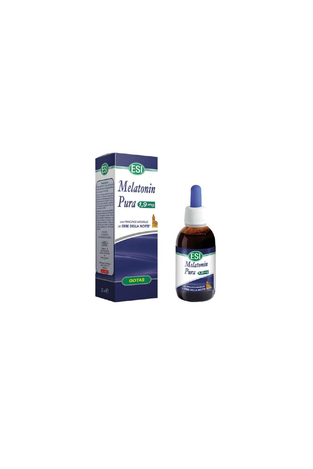 Esi Melatonin Pure 1,9 Mg With Erbe Note 50ml