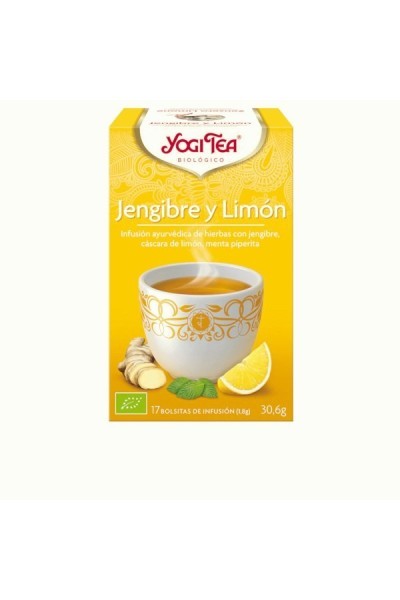 Yogi Tea Jengibre y Limon 17 Bolsitas