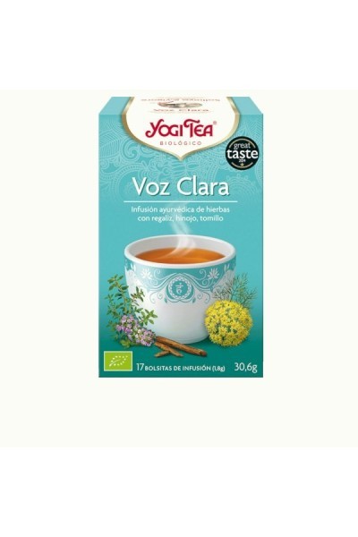 Yogi Tea Voz Clara 17 Bolsitas