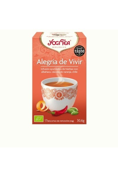 Yogi Tea Alegria De Vivir Reconfortable 17 Bols