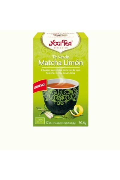 Yogi Tea Te Verde Matcha Limon 17 Filtros X 1,8g