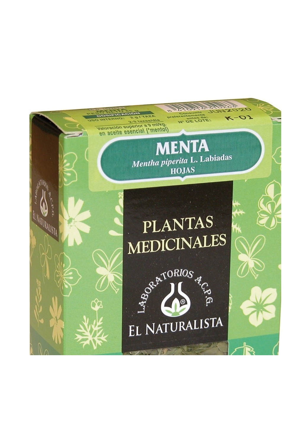 El Natural Menta Piperita 45g Trociscos