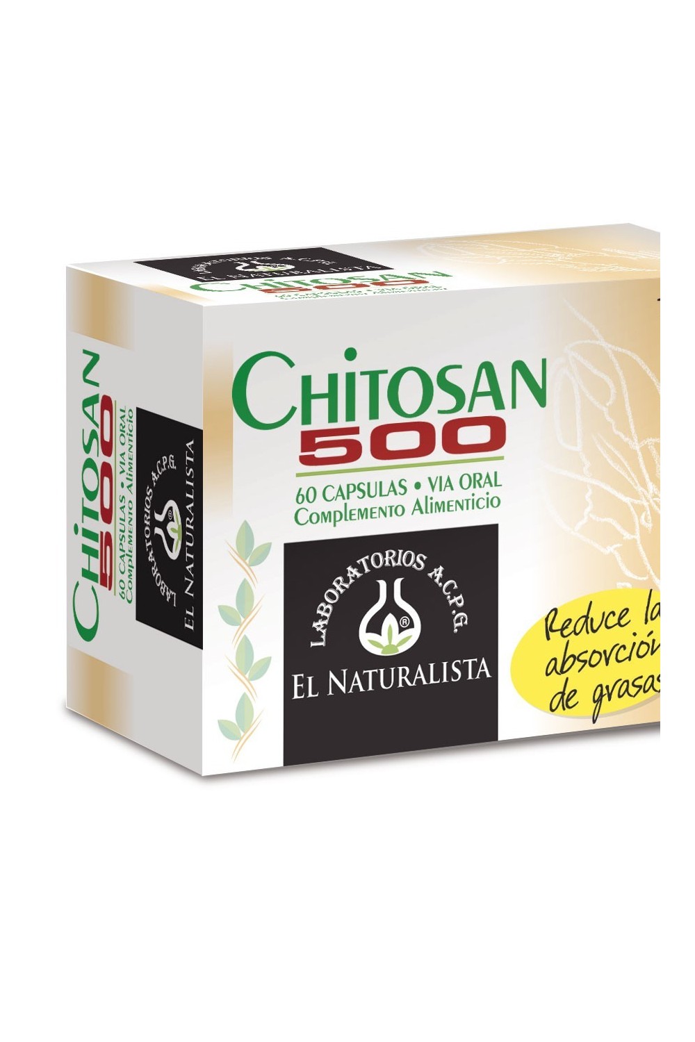El Natural Chitosan 500 60 Caps