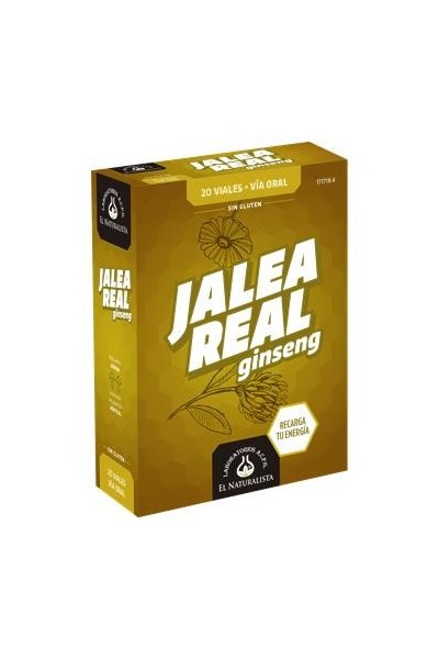 El Natural Jalea Real Con Ginseng 20 Viales Abre Facil