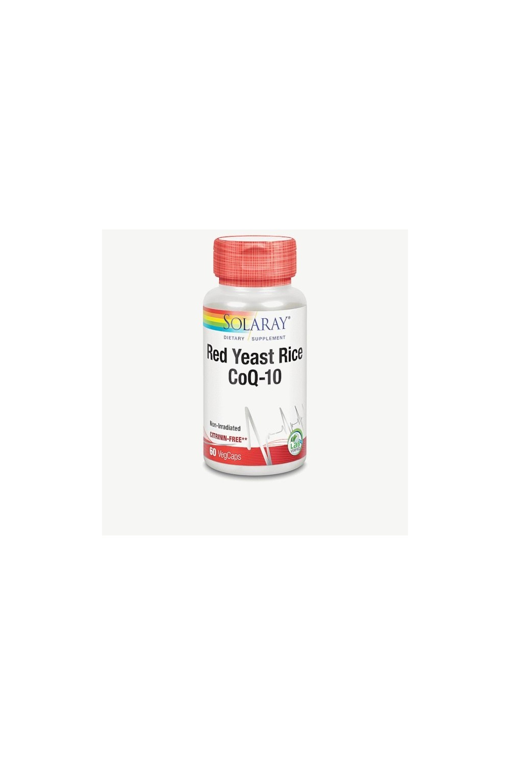 Solaray Red Yeast Rice Plus Q10 60 Vcaps